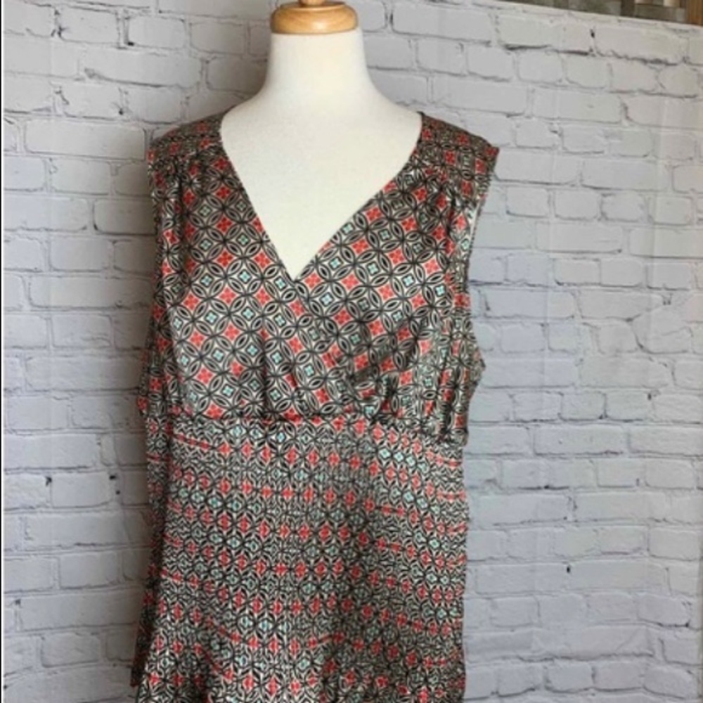 CATO Pleated Top - 2X